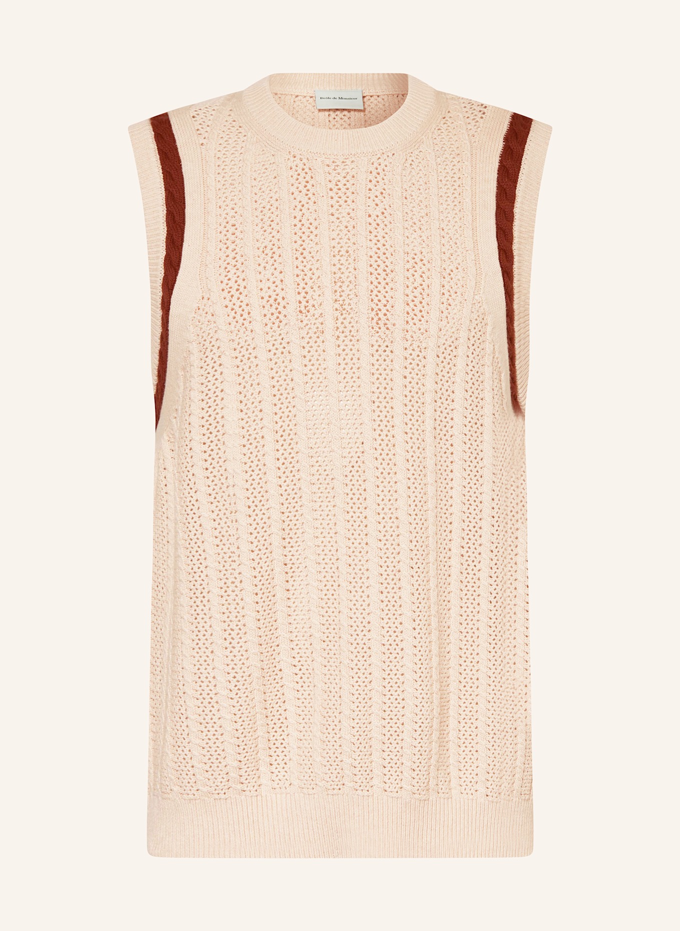 Свитер жилет Drôle De Monsieur, мультиколор 
Свитер жилет Drôle De Monsieur, мультиколор