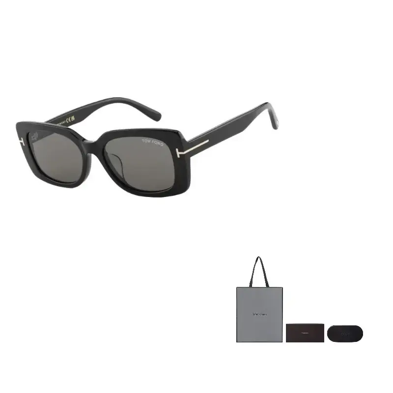 TOM FORD Пластина TF и металлические прямоугольные солнцезащитные очки унисекс черные, Black
TOM FORD Пластина TF и металлические прямоугольные солнцезащитные очки унисекс черные, Black