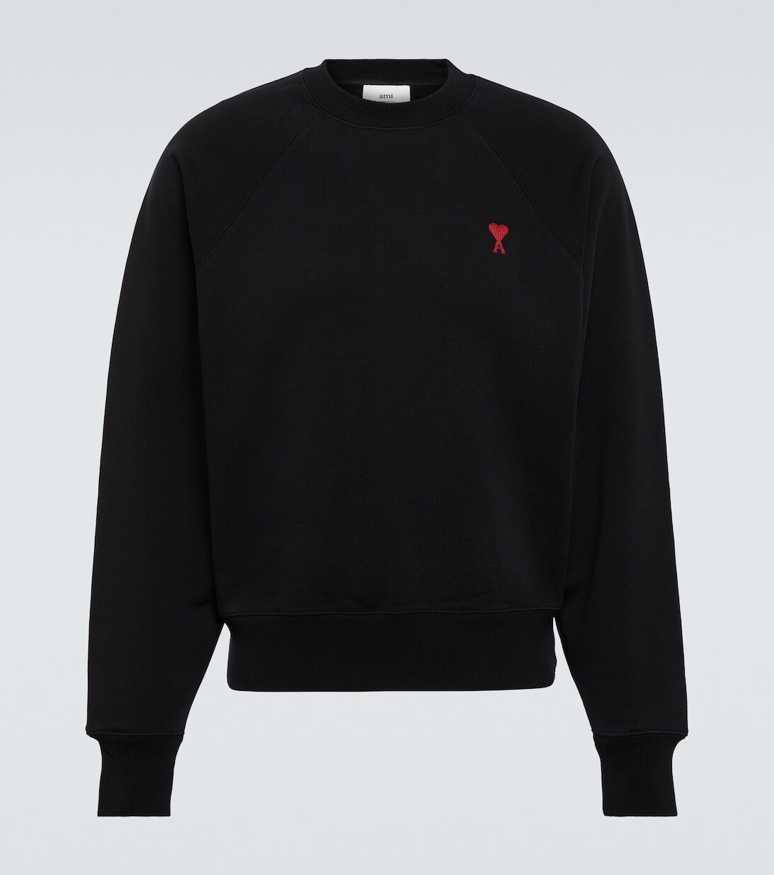 Хлопковый свитер Ami de Coeur Ami Paris, черный
Хлопковый свитер Ami de Coeur Ami Paris, черный