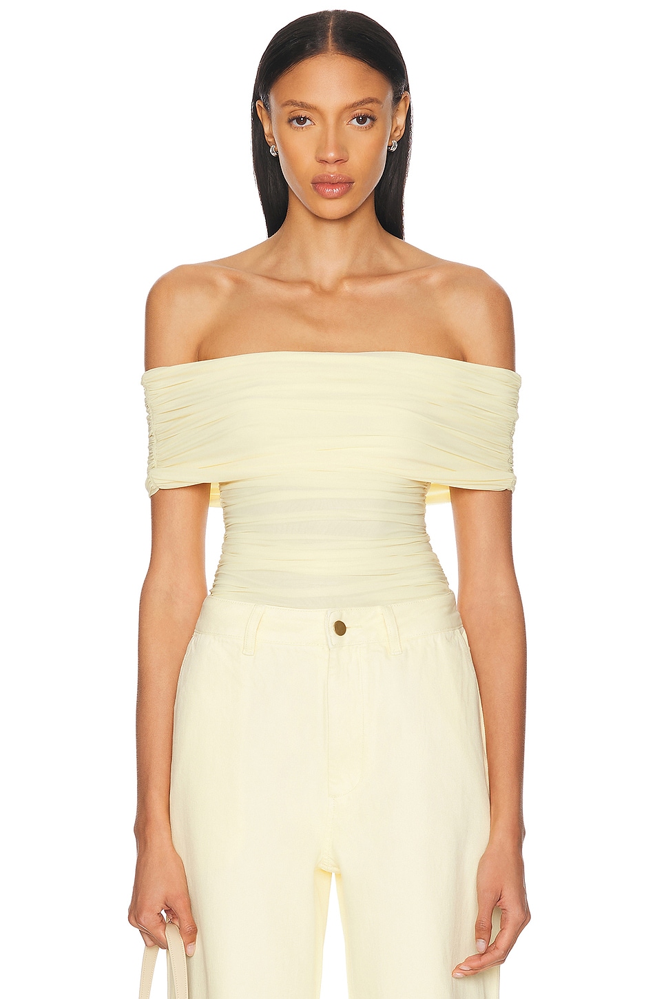 Блузка Blanchet Top Ronny Kobo, Pastel Yellow
Блузка Blanchet Top Ronny Kobo, Pastel Yellow