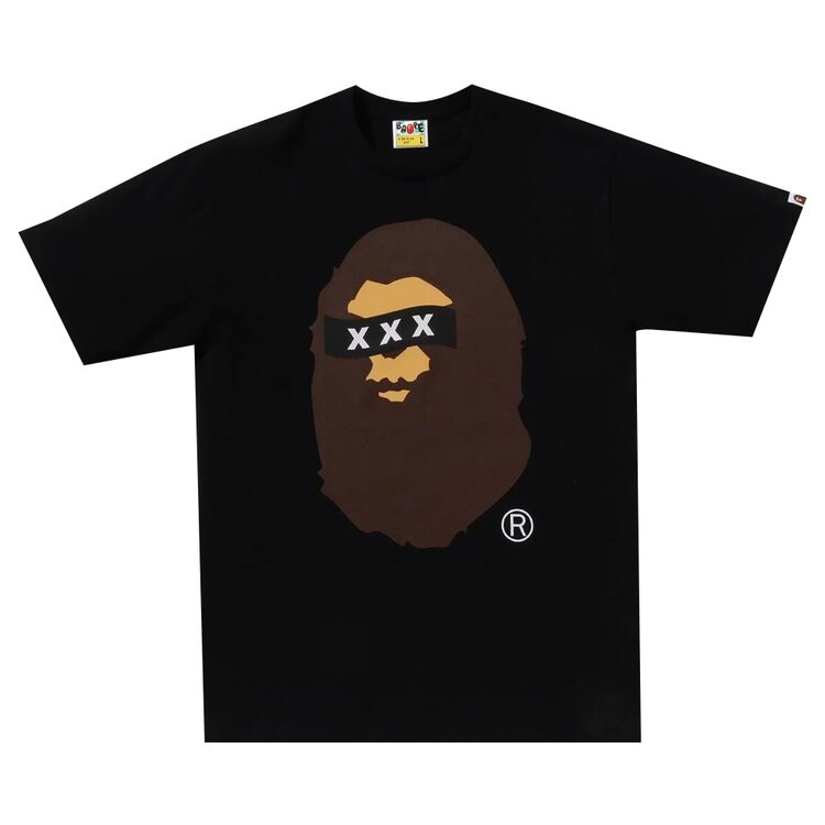 Футболка BAPE x God Selection XXX Ape Head Tee, черный
Футболка BAPE x God Selection XXX Ape Head Tee, черный