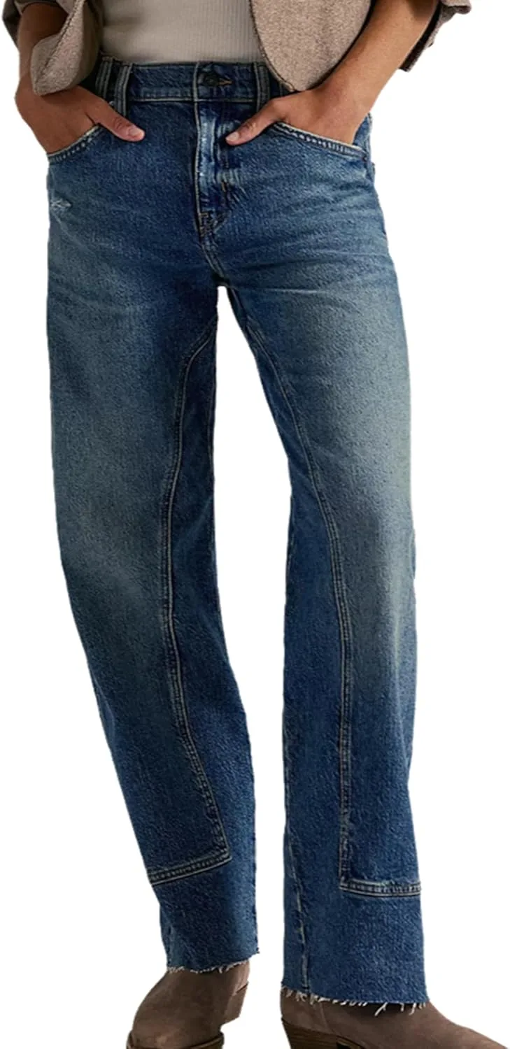 Прямые джинсы для женщин 2025 тренд эластичные высокая посадка Tinscor
Прямые джинсы для женщин 2025 тренд эластичные высокая посадка Tinscor