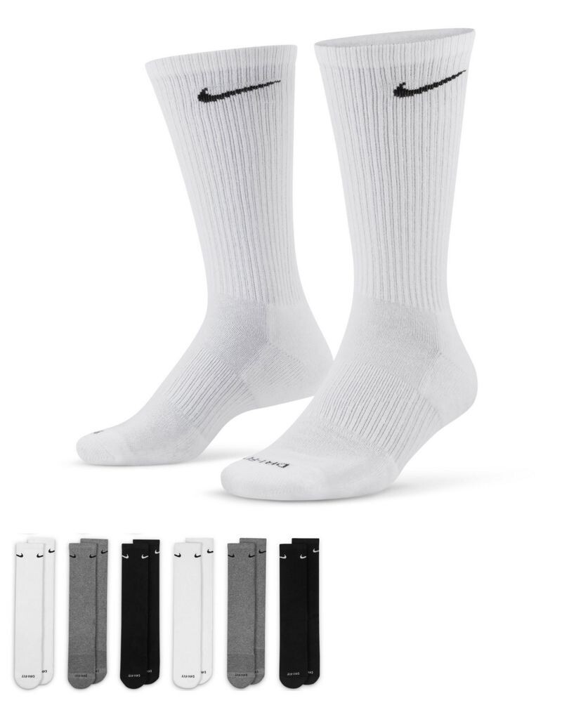 Nike – Everyday Cushioned Plus – набор из 6 пар носков длиной до икры разных цветов
Nike – Everyday Cushioned Plus – набор из 6 пар носков длиной до икры разных цветов