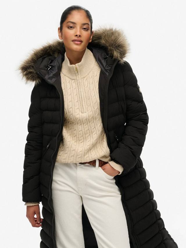 Длинная куртка Fuji с капюшоном из искусственного меха Superdry, Black
Длинная куртка Fuji с капюшоном из искусственного меха Superdry, Black