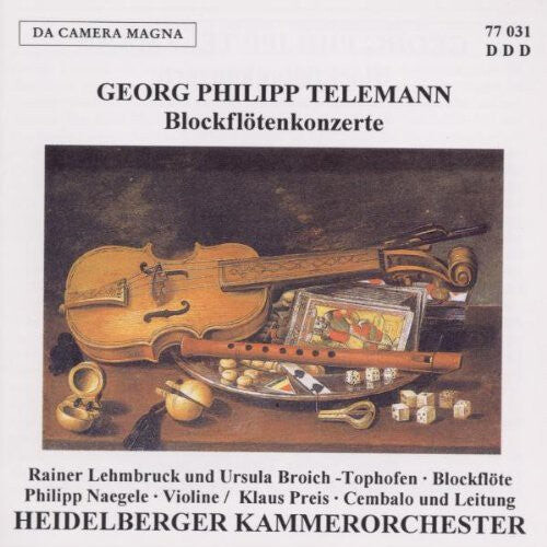 CD диск Telemann / Lehmbruck: Cons for Recorder
CD диск Telemann / Lehmbruck: Cons for Recorder