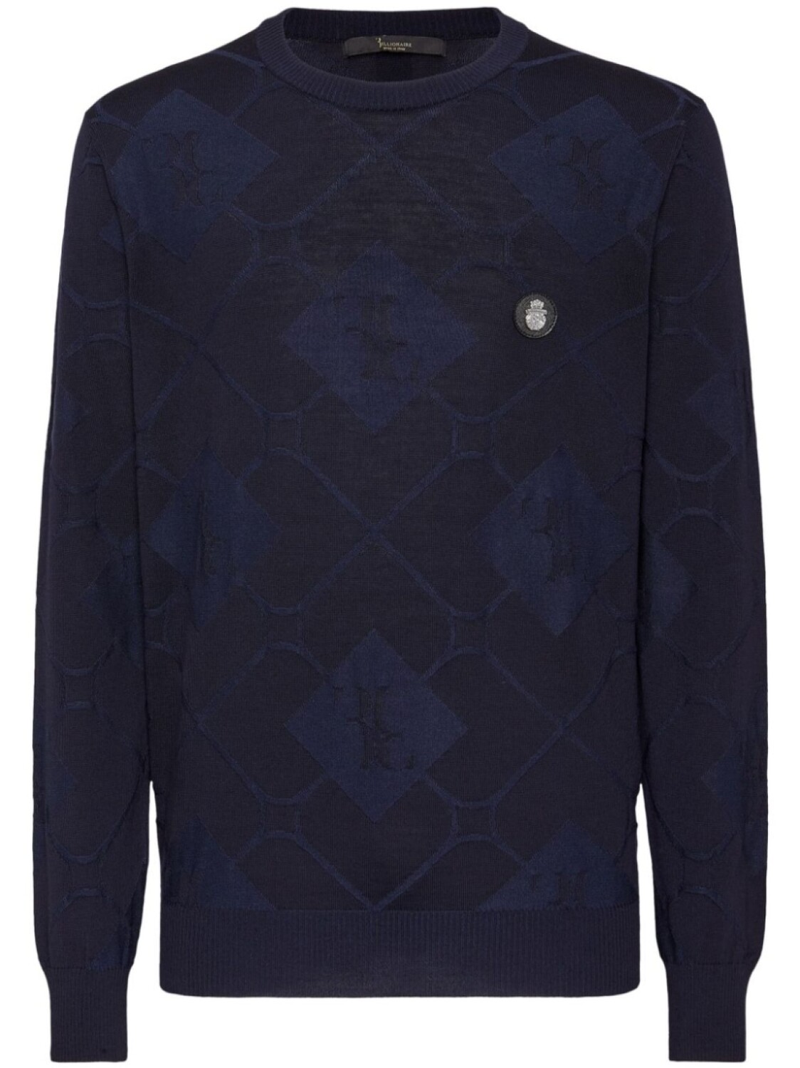 Billionaire шелковый свитер с круглым вырезом, синий
Billionaire шелковый свитер с круглым вырезом, синий