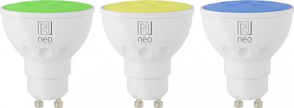 IMMAX NO SMART Набор из 3 лампочек LED GU10 6 Вт RGB+CCT цветной и белый, с регулировкой яркости, Wi-Fi,... Immax Neo
IMMAX NO SMART Набор из 3 лампочек LED GU10 6 Вт RGB+CCT цветной и белый, с регулировкой яркости, Wi-Fi,... Immax Neo