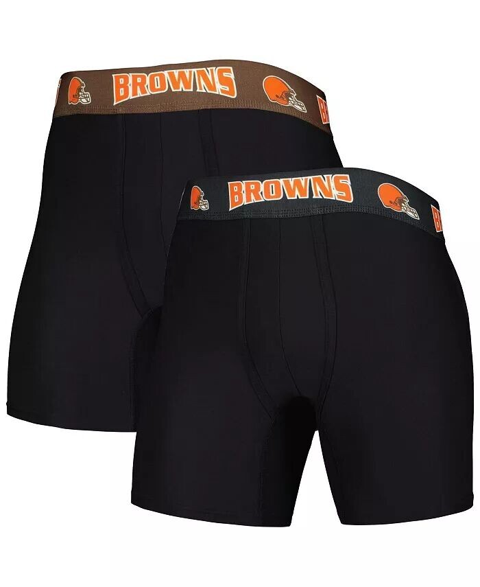 Мужские черные и коричневые трусы-боксеры Cleveland Browns, комплект из 2 шт Concepts Sport
Мужские черные и коричневые трусы-боксеры Cleveland Browns, комплект из 2 шт Concepts Sport