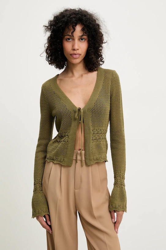 Хлопковый кардиган Answear.Lab, зеленый
Хлопковый кардиган Answear.Lab, зеленый