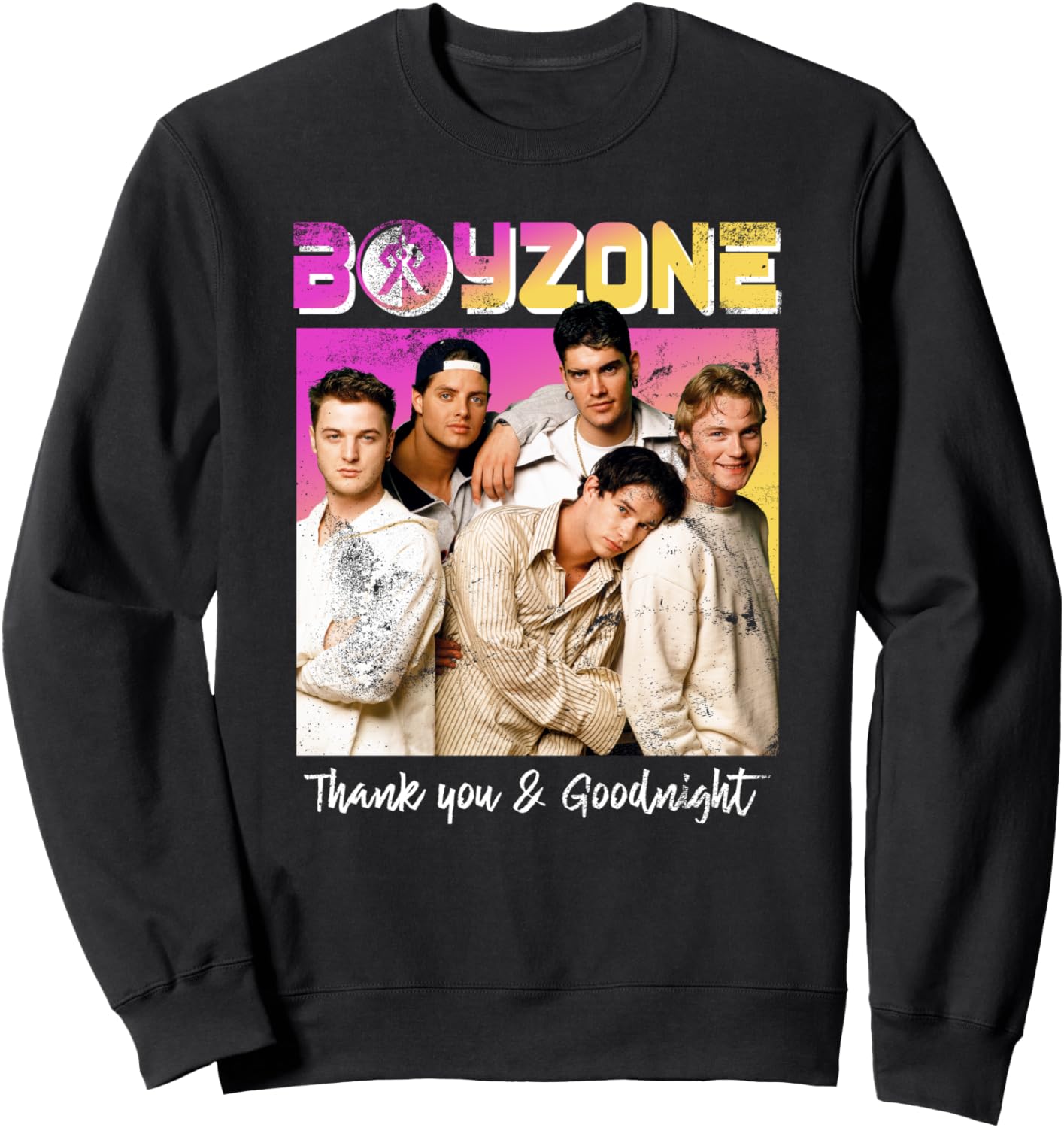 Официальная толстовка Boyzone в стиле ретро 90-х «Thank You & Goodnight», черная, Черный, Официальная толстовка Boyzone в стиле ретро 90-х «Thank You & Goodnight», черная
Официальная толстовка Boyzone в стиле ретро 90-х «Thank You & Goodnight», черная, Черный, Официальная толстовка Boyzone в стиле ретро 90-х «Thank You & Goodnight», черная