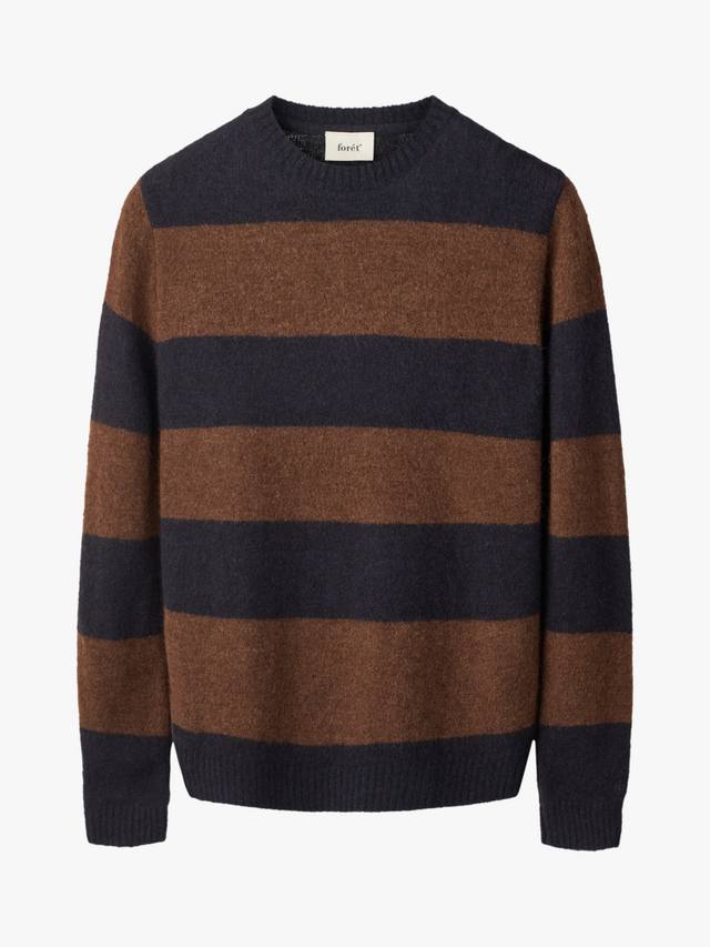 Свитер с круглым вырезом и полосками в альпийском стиле forét
Свитер с круглым вырезом и полосками в альпийском стиле forét