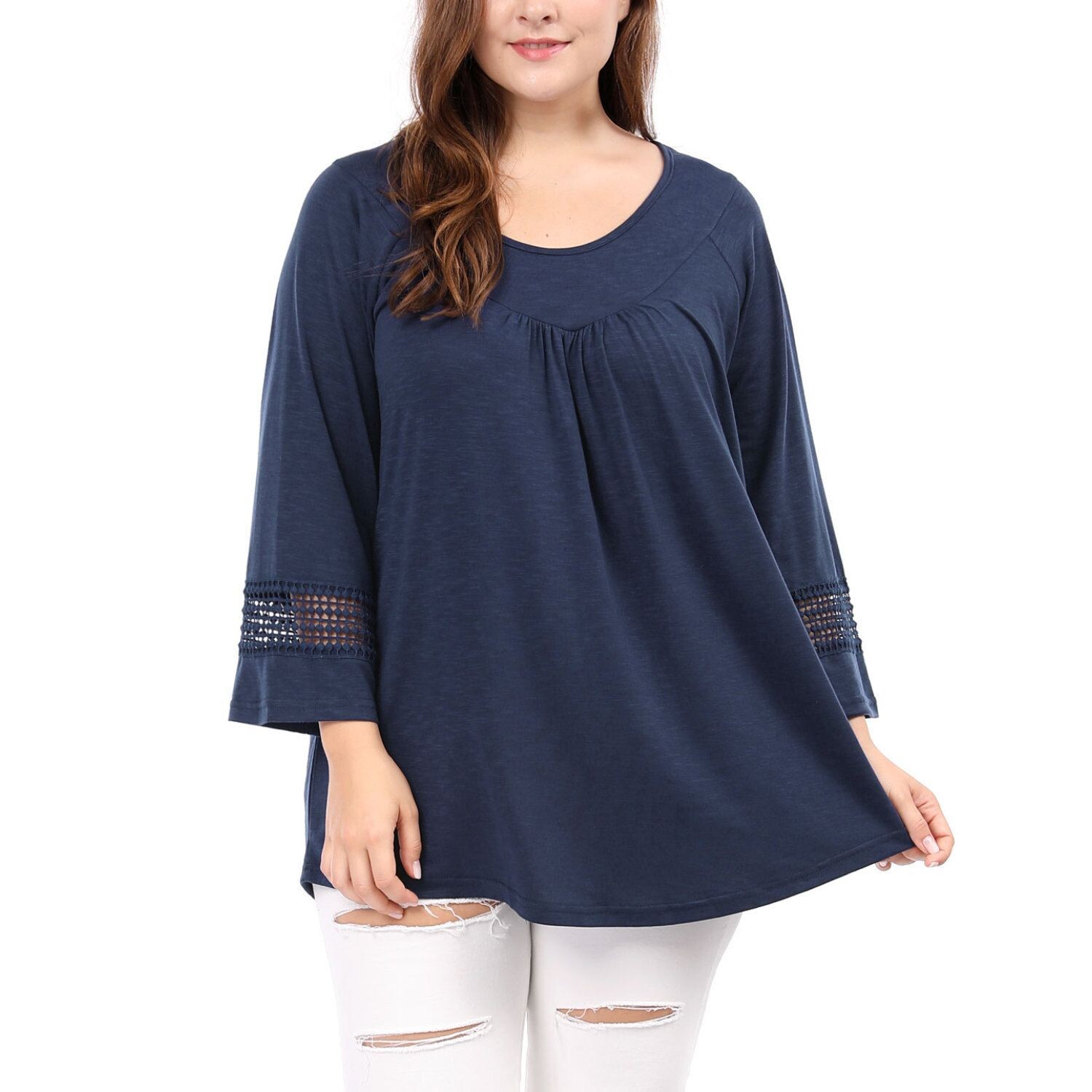 Женское кимоно больших размеров, вязанное крючком, крестьянская блузка с длинными рукавами, нарядный повседневный топ Agnes Orinda, зеленый
Женское кимоно больших размеров, вязанное крючком, крестьянская блузка с длинными рукавами, нарядный повседневный топ Agnes Orinda, зеленый