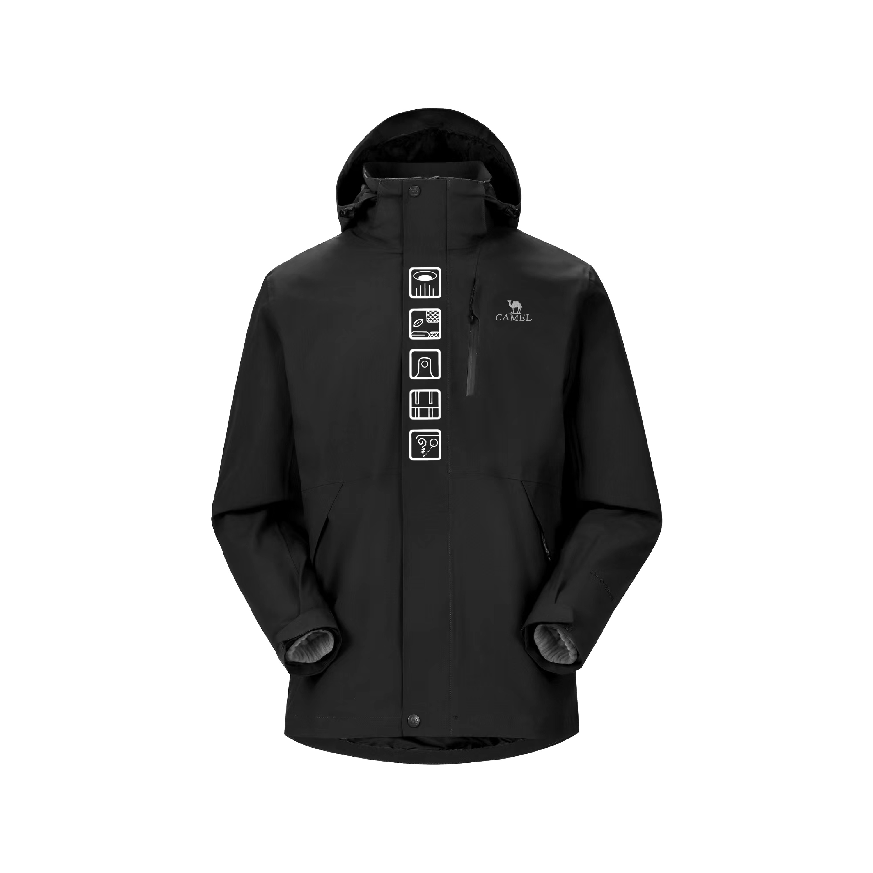 Ветровка All weather Mountain Versatile Urban Living/Travel/Commuting Waterproof And Warm Unisex CAMEL, phantom черный
Ветровка All weather Mountain Versatile Urban Living/Travel/Commuting Waterproof And Warm Unisex CAMEL, phantom черный