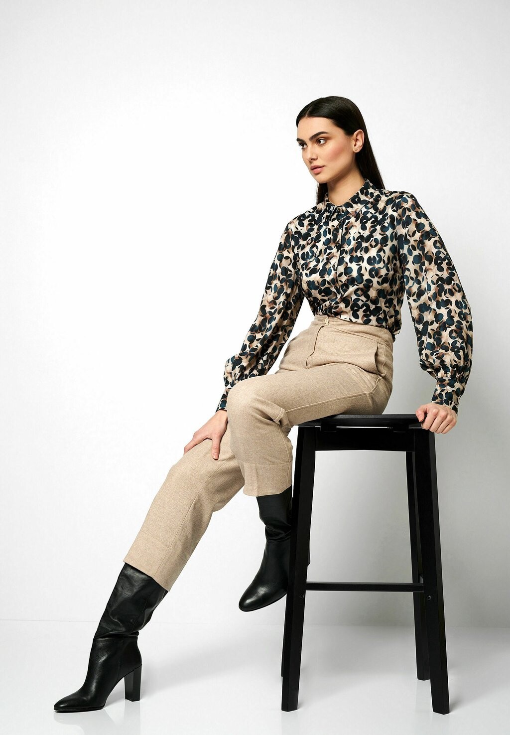 Блузка на пуговицах DESOTO, зеленый
Блузка на пуговицах DESOTO, зеленый