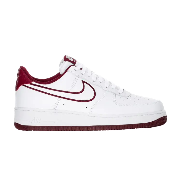 Кроссовки Nike Air Force 1 Low '07 Leather 'Team Red', белый 
Кроссовки Nike Air Force 1 Low '07 Leather 'Team Red', белый