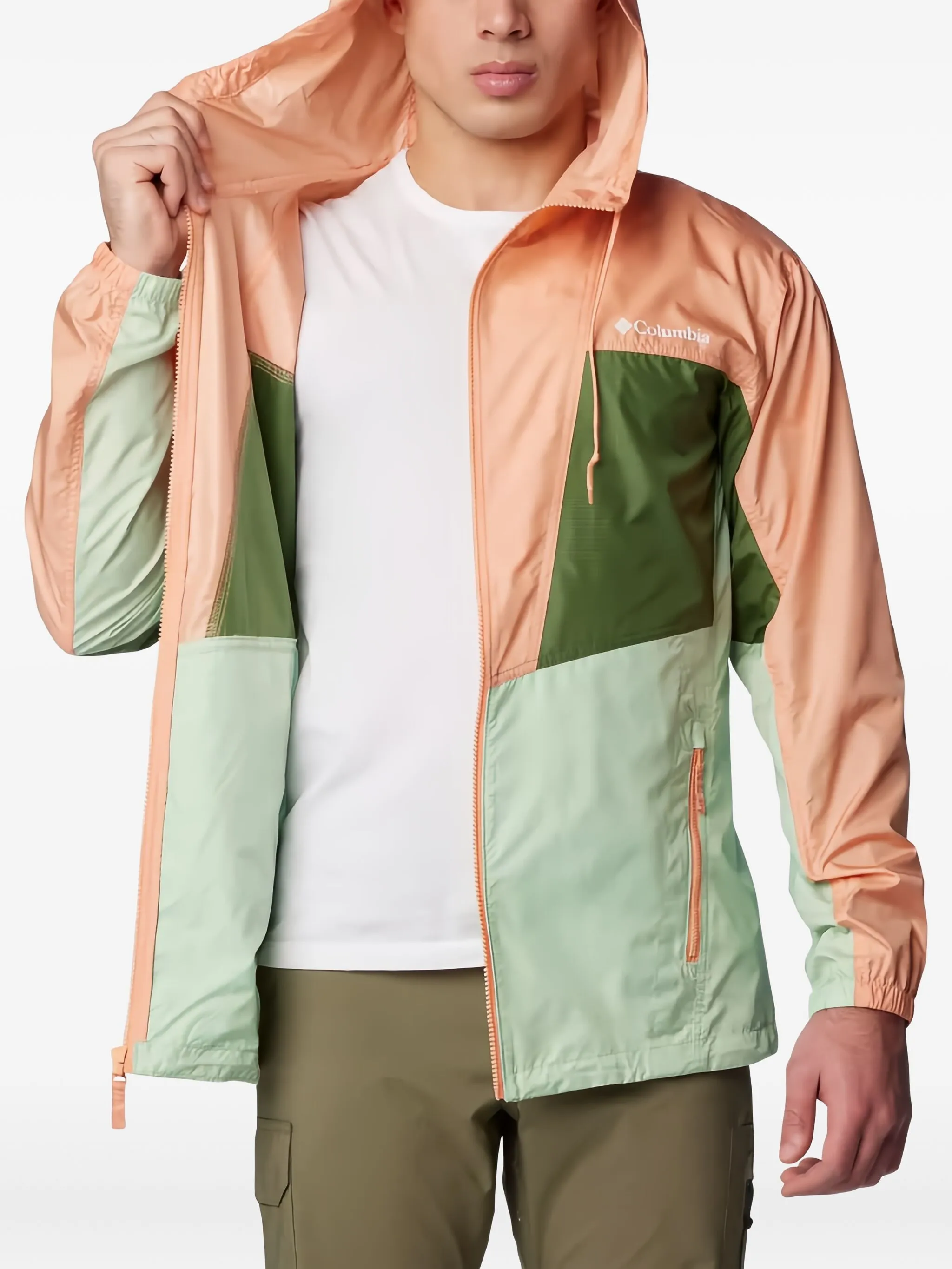 Куртка в стиле колор-блок с капюшоном Columbia, зеленый
Куртка в стиле колор-блок с капюшоном Columbia, зеленый