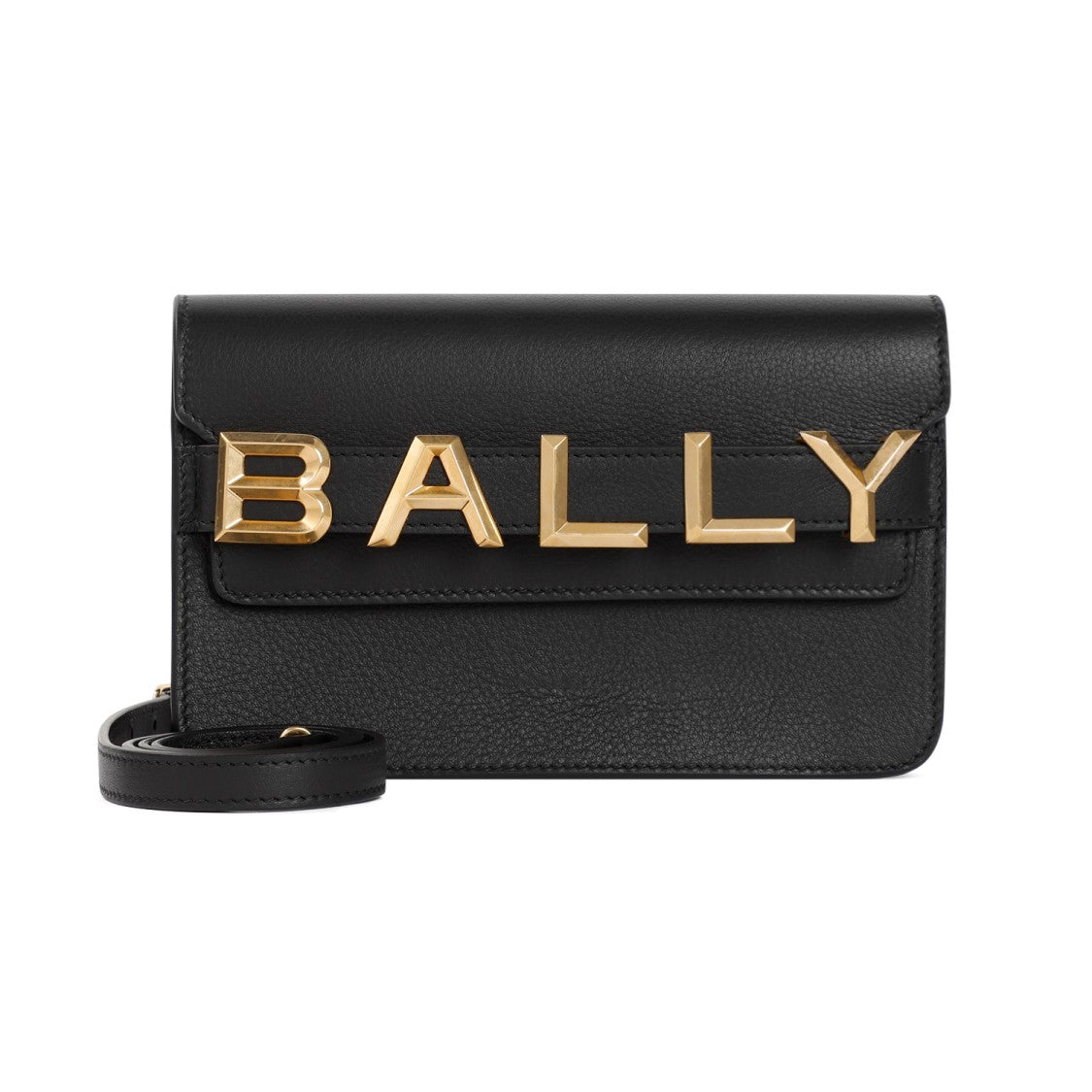 Сумка через плечо Logo Crossbody Vernice из черной зерненой телячьей кожи Bally
Сумка через плечо Logo Crossbody Vernice из черной зерненой телячьей кожи Bally