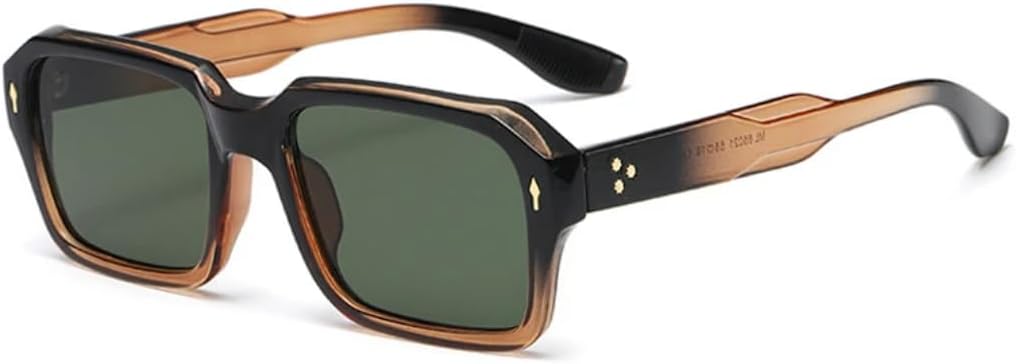 Солнцезащитные очки для мужчин и женщин - защита UV400 - двухцветные градиентные линзы с панковскими заклепками для занятий спортом на открытом воздухе и вождения DSVIGF, Black Tea Dark Green
Солнцезащитные очки для мужчин и женщин - защита UV400 - двухцветные градиентные линзы с панковскими заклепками для занятий спортом на открытом воздухе и вождения DSVIGF, Black Tea Dark Green