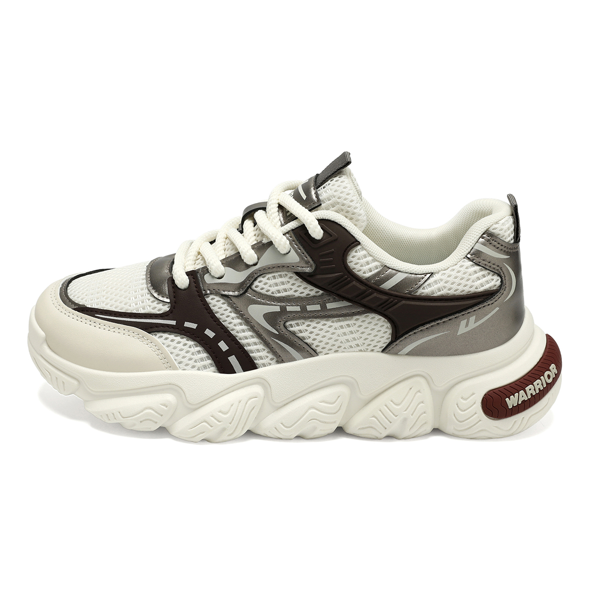 WARRIOR Мужские низкие повседневные кроссовки с влагоотводящим покрытием и амортизацией - бежево-коричневые, цвет Beige Brown
WARRIOR Мужские низкие повседневные кроссовки с влагоотводящим покрытием и амортизацией - бежево-коричневые, цвет Beige Brown