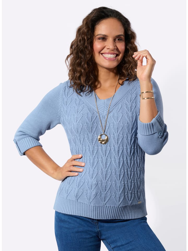 WITT WEIDEN Хлопковый свитер синего цвета
WITT WEIDEN Хлопковый свитер синего цвета