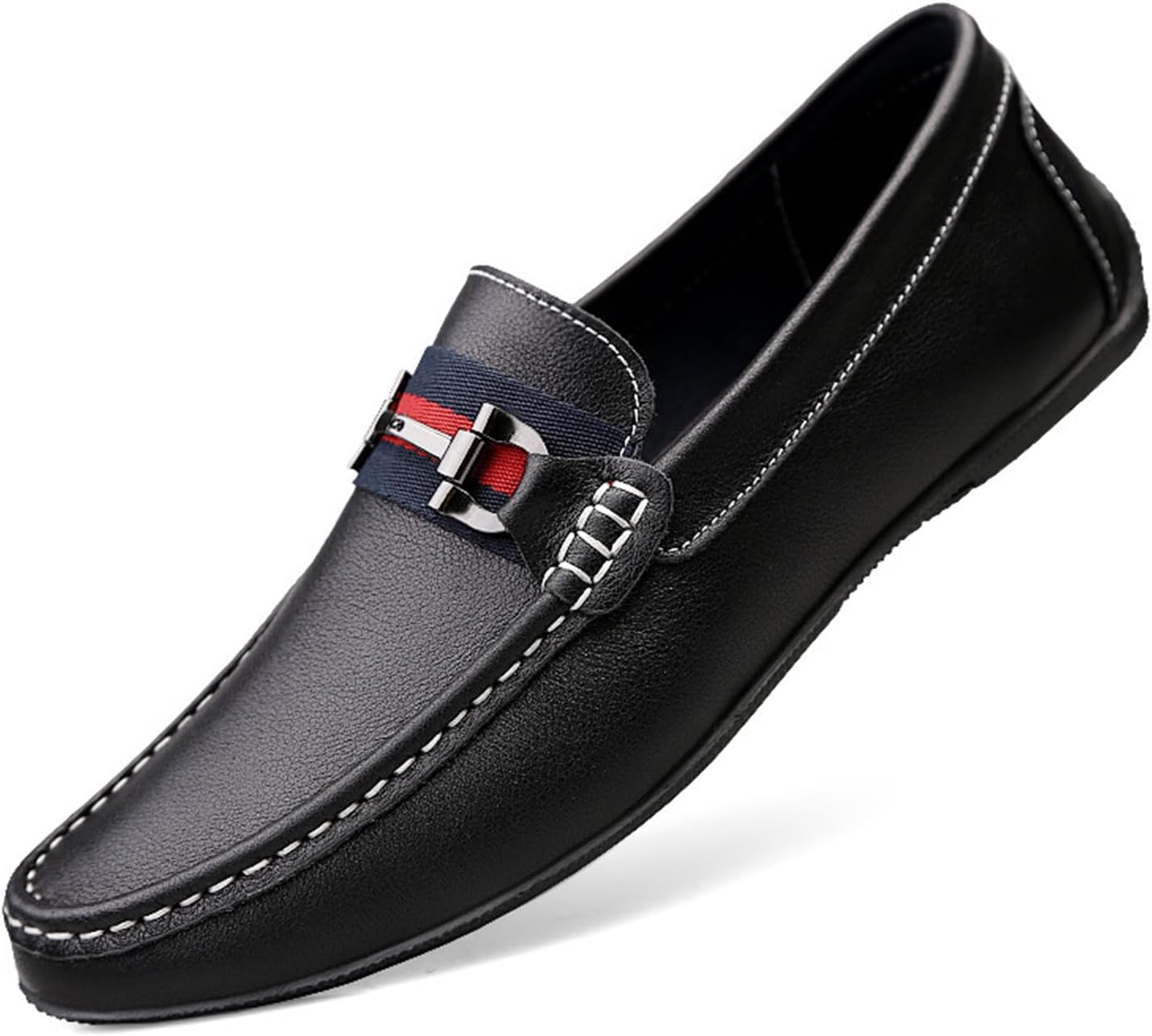 Мужские кожаные лоферы Dacnakby черного цвета, мокасины-слипоны с контрастной строчкой, удобные легкие летние туфли
Мужские кожаные лоферы Dacnakby черного цвета, мокасины-слипоны с контрастной строчкой, удобные легкие летние туфли