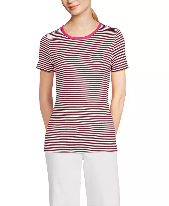 Женская футболка из микрориба Lands' End, красный
Женская футболка из микрориба Lands' End, красный