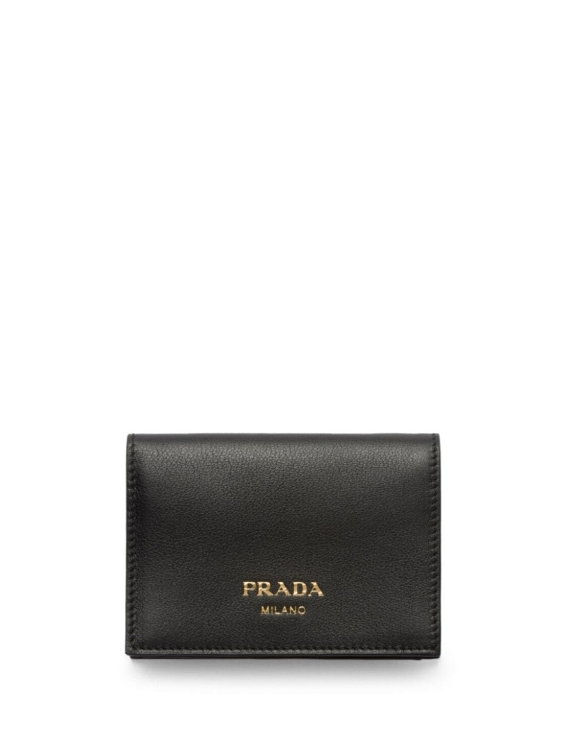 Кошелек с тисненым логотипом Prada, черный
Кошелек с тисненым логотипом Prada, черный