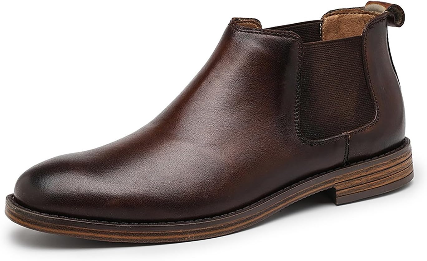 Мужские ботинки Chelsea Santimon, повседневные и официальные, из натуральной кожи, ручной работы, ботинки Чакка, модные ботинки на голенище для мужчин, коричневый
Мужские ботинки Chelsea Santimon, повседневные и официальные, из натуральной кожи, ручной работы, ботинки Чакка, модные ботинки на голенище для мужчин, коричневый