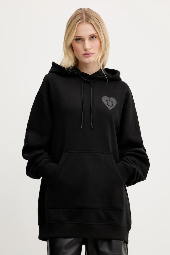 Хлопковая толстовка Hugo Blue, черный
Хлопковая толстовка Hugo Blue, черный