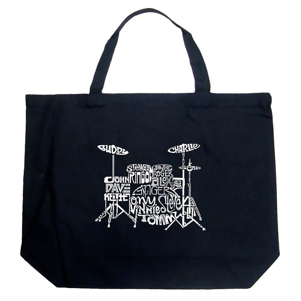 Большая сумка-тоут Word Art — барабаны LA Pop Art, черный
Большая сумка-тоут Word Art — барабаны LA Pop Art, черный