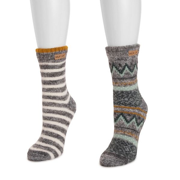 Женские носки-свитера 2 шт Muk Luks, Blue Spruce Grey
Женские носки-свитера 2 шт Muk Luks, Blue Spruce Grey