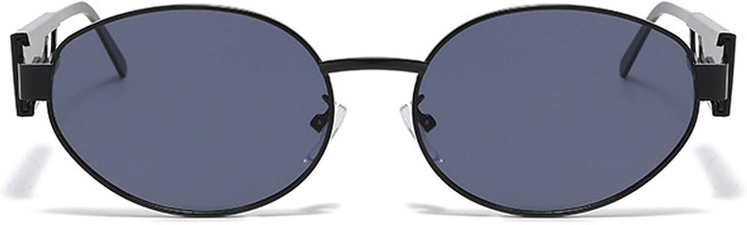 Ретро-солнцезащитные очки-пилот в металлической оправе, овальные, для женщин и мужчин, винтажные круглые солнцезащитные очки, роскошные очки в стиле 90-х с зелеными линзами, мужские панк-очки mincl, Black
Ретро-солнцезащитные очки-пилот в металлической оправе, овальные, для женщин и мужчин, винтажные круглые солнцезащитные очки, роскошные очки в стиле 90-х с зелеными линзами, мужские панк-очки mincl, Black