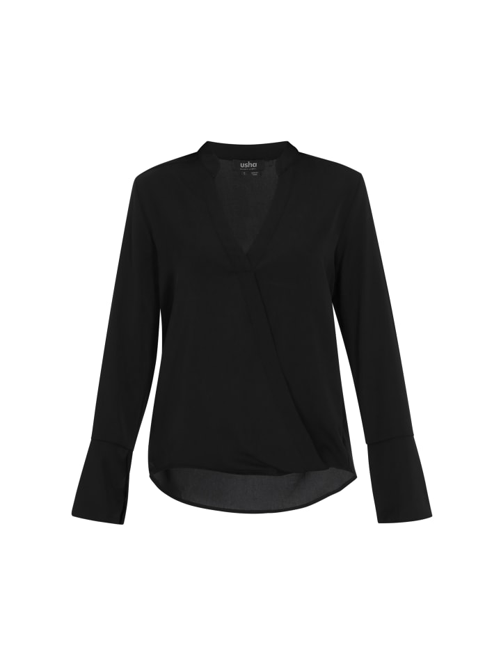 Женская блузка черного цвета usha BLACK LABEL
Женская блузка черного цвета usha BLACK LABEL