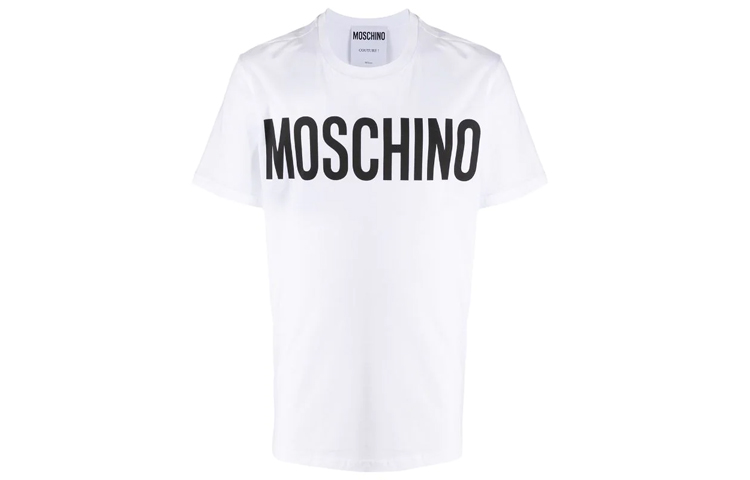 Футболка с принтом логотипа MOSCHINO, белая
Футболка с принтом логотипа MOSCHINO, белая