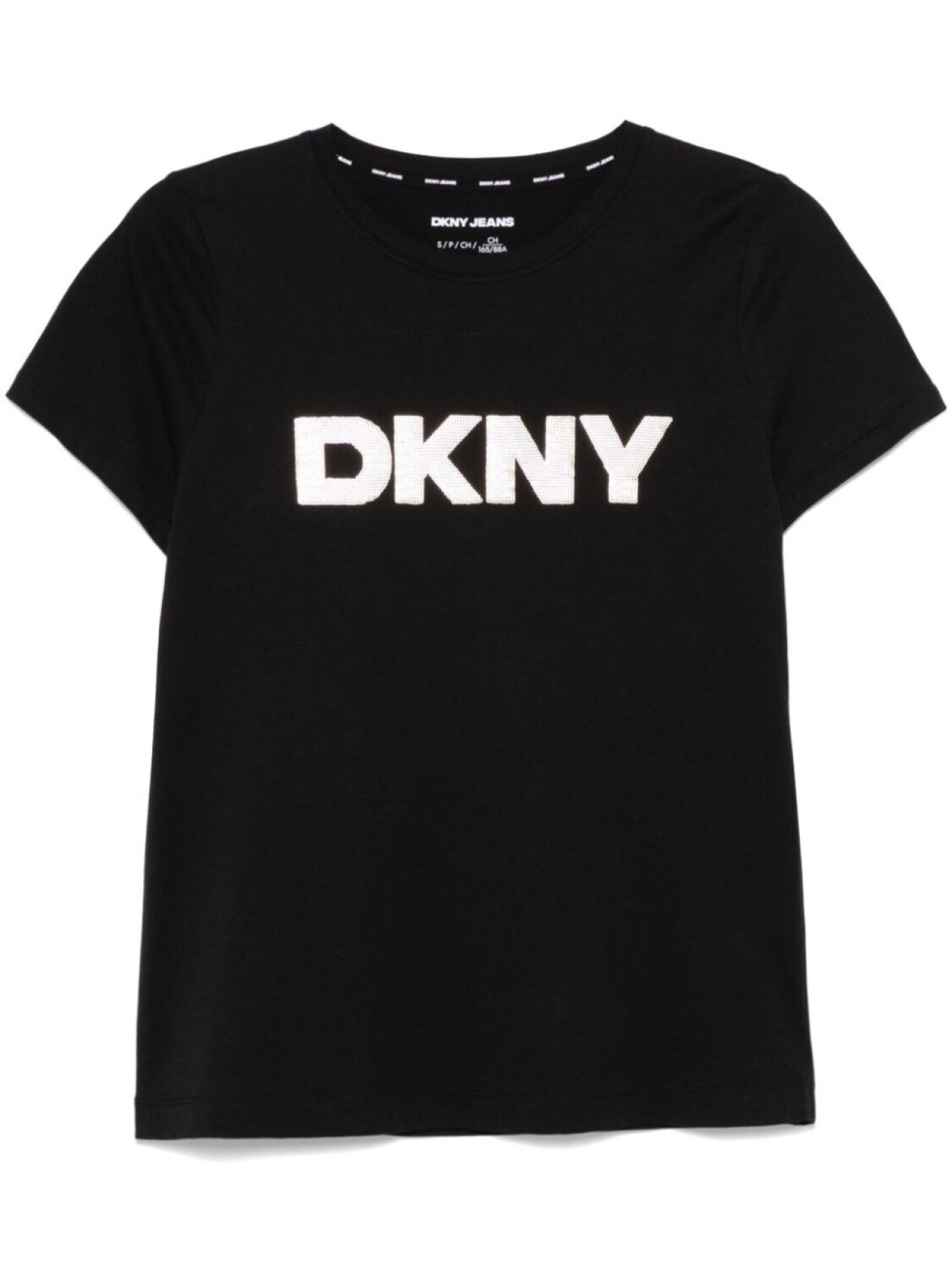 Футболка с логотипом из пайеток DKNY, черный
Футболка с логотипом из пайеток DKNY, черный