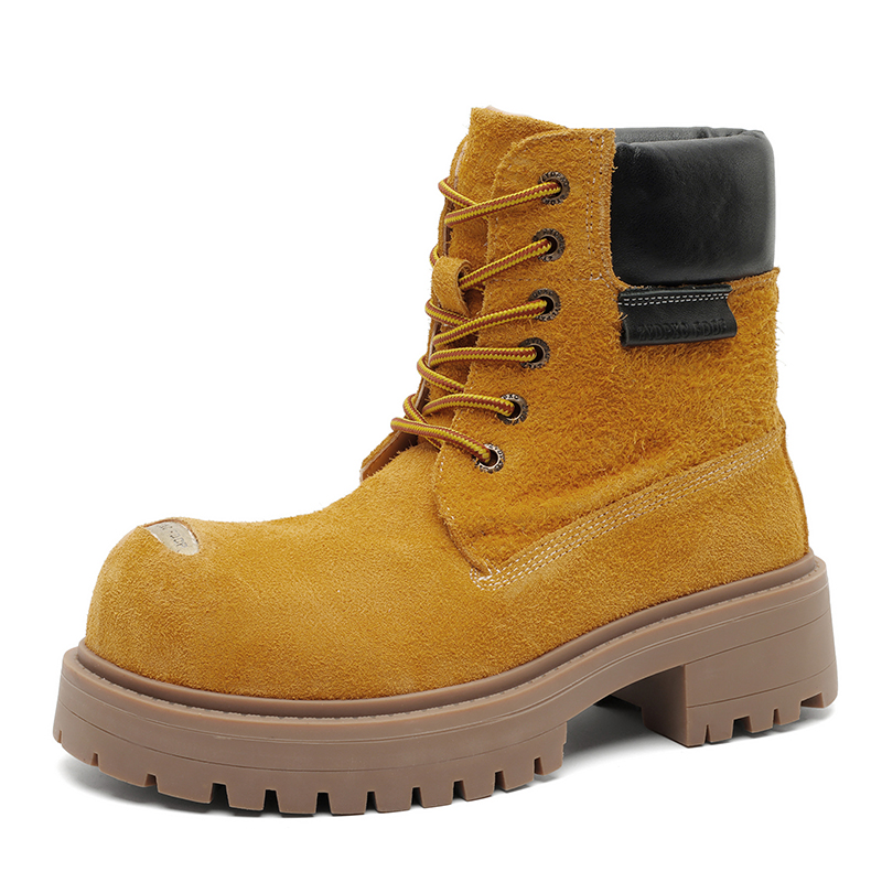 ZHENRAN Мартин Бутс Унисекс Жёлто-абрикосовые, цвет Apricot 
ZHENRAN Мартин Бутс Унисекс Жёлто-абрикосовые, цвет Apricot