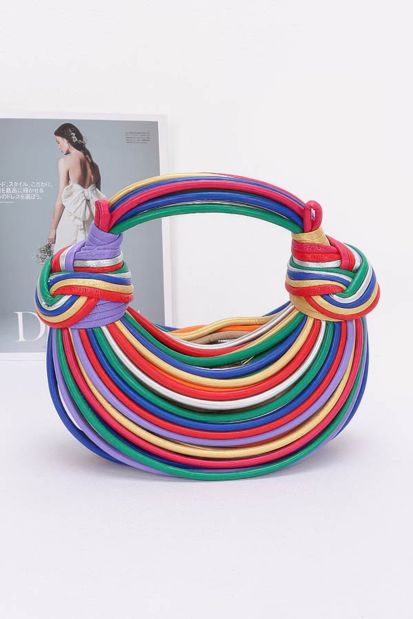 Женская сумка-хобо из искусственной кожи с веревочными ручками FASHNZFAB, мультиколор
Женская сумка-хобо из искусственной кожи с веревочными ручками FASHNZFAB, мультиколор