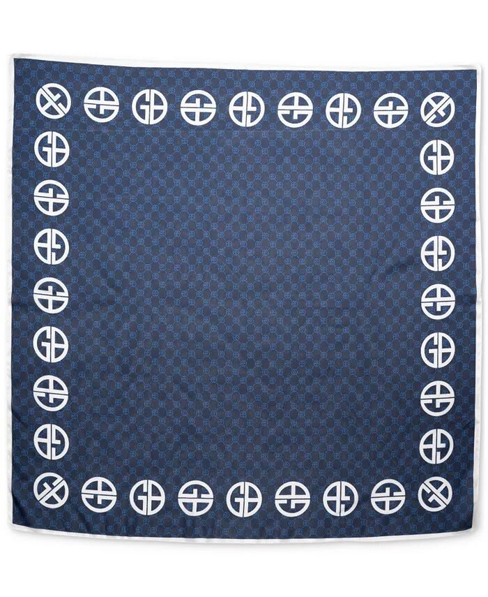 Женский квадратный шарф с фирменным логотипом Giani Bernini, синий
Женский квадратный шарф с фирменным логотипом Giani Bernini, синий