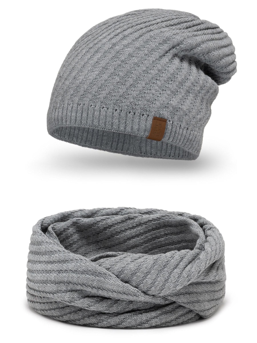 Шапка Vivisence 7017 Set, светло-серый
Шапка Vivisence 7017 Set, светло-серый