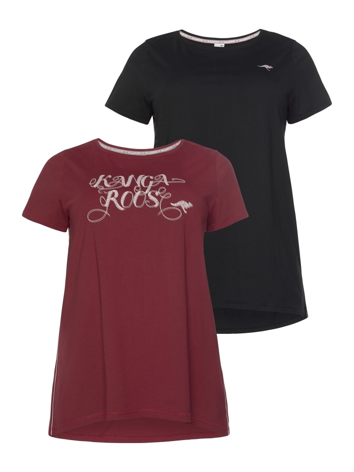 Длинная рубашка черного и темно-красного цветов Kangaroos
Длинная рубашка черного и темно-красного цветов Kangaroos