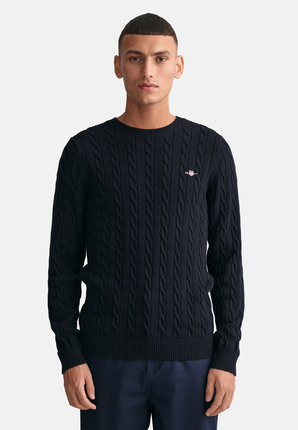 Свитер GANT CABLE C NECK, цвет Evening Blue, Черный, Свитер GANT CABLE C NECK, цвет Evening Blue
Свитер GANT CABLE C NECK, цвет Evening Blue, Черный, Свитер GANT CABLE C NECK, цвет Evening Blue