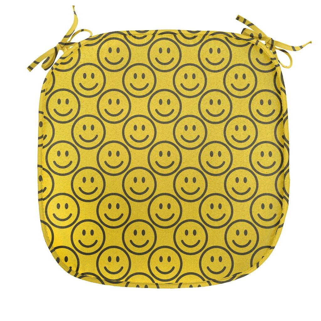 Подушка для обеденного стула ABAKUHAUS emoji, диагональные улыбающиеся лица, декоративная водонепроницаемая подушка с ремнями для кухонных сидений, 40 см x 40 см, темно-армейский зеленый и желтый
Подушка для обеденного стула ABAKUHAUS emoji, диагональные улыбающиеся лица, декоративная водонепроницаемая подушка с ремнями для кухонных сидений, 40 см x 40 см, темно-армейский зеленый и желтый