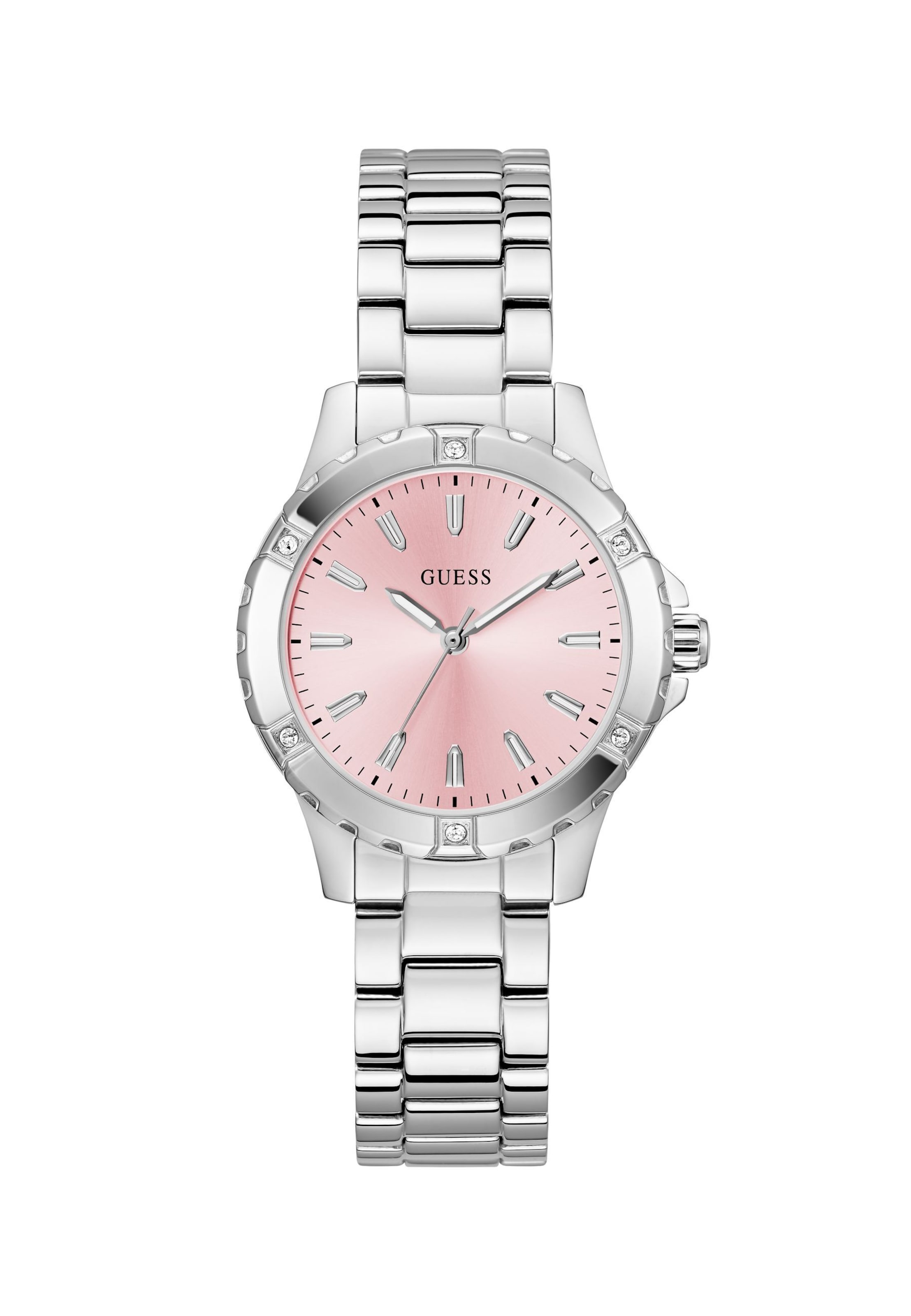 GUESS Часы 'MIST' аналоговые, серебристые
GUESS Часы 'MIST' аналоговые, серебристые