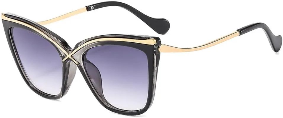 Женские солнцезащитные очки в винтажном стиле с градиентным переходом цвета, оправа для солнцезащитных очков с защитой от УФ-излучения UV400 HDUBFY, Gray
Женские солнцезащитные очки в винтажном стиле с градиентным переходом цвета, оправа для солнцезащитных очков с защитой от УФ-излучения UV400 HDUBFY, Gray