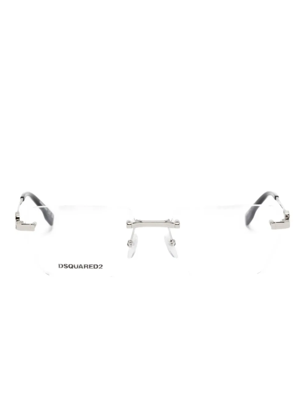 Очки в прямоугольной оправе Dsquared1, серебристый
Очки в прямоугольной оправе Dsquared1, серебристый