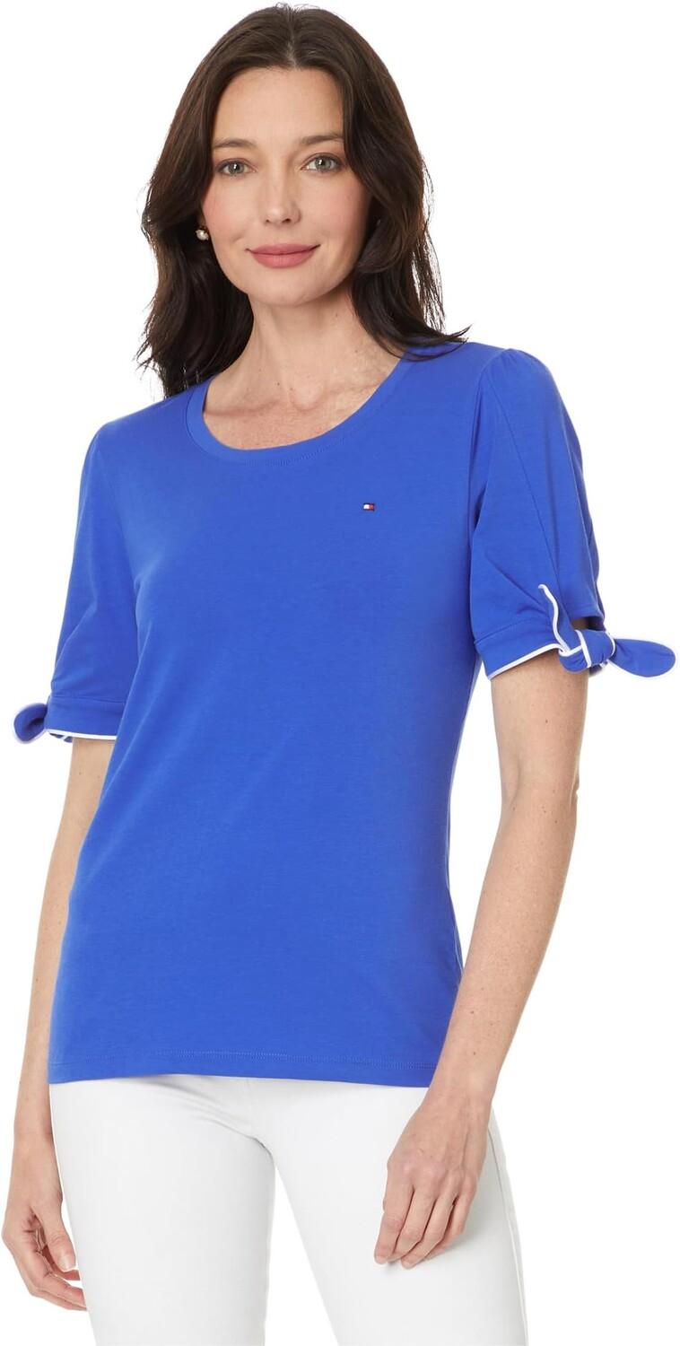 Футболка Tommy Hilfiger Tie Sleeve Tee, цвет Provence
Футболка Tommy Hilfiger Tie Sleeve Tee, цвет Provence