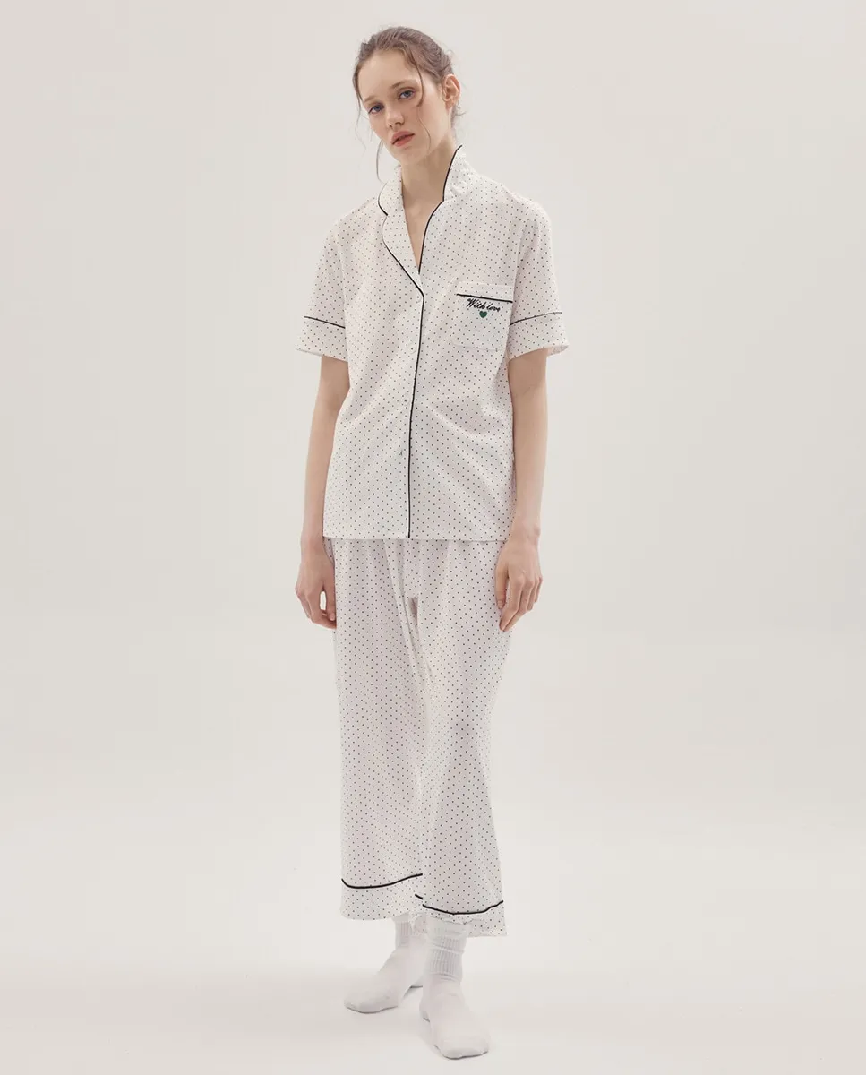 Пижама миди с карманом Sfera, черный 
Пижама миди с карманом Sfera, черный