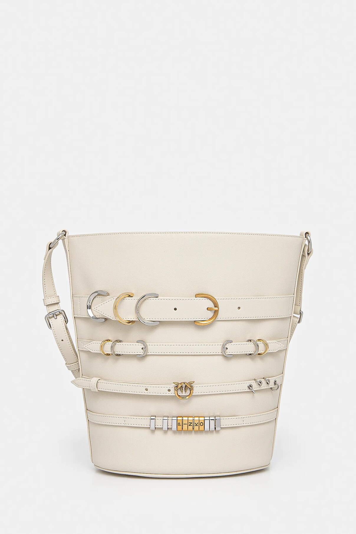 Сумочка из кожи Pinko, бежевый
Сумочка из кожи Pinko, бежевый