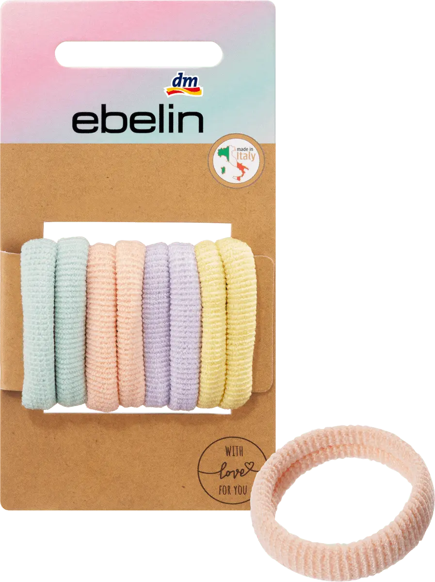 Резинки для волос маленькие мягкие разноцветные 8 шт. ebelin
Резинки для волос маленькие мягкие разноцветные 8 шт. ebelin