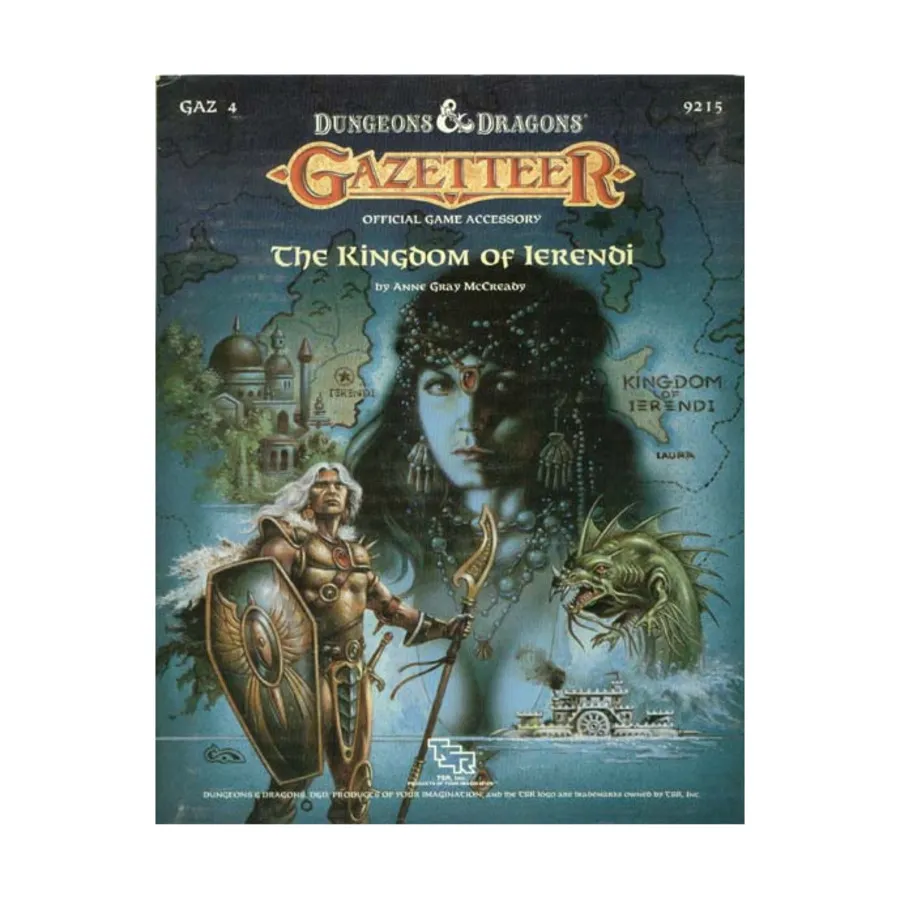 Модуль Kingdom of Ierendi, Basic Dungeons & Dragons (Original Edition) - Gazetteers
Модуль Kingdom of Ierendi, Basic Dungeons & Dragons (Original Edition) - Gazetteers